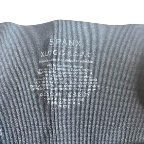 Spanx Womens Look at Me Now Seamless Leggings Black Camo Printed High-Waisted S - Picture 3 of 13